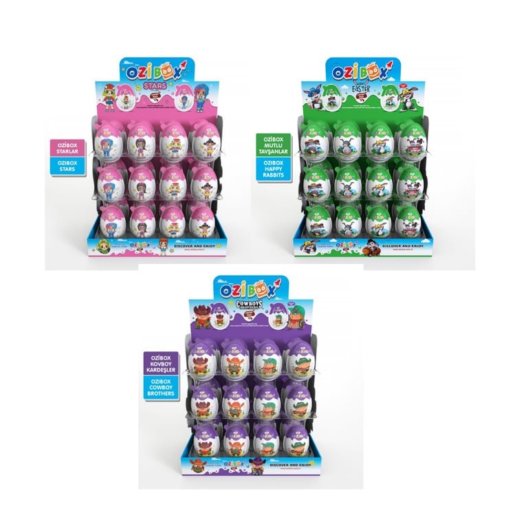 Ozibox 20g Premium Chocolate Surprise Egg with Collectible Toy - Aladdin Business