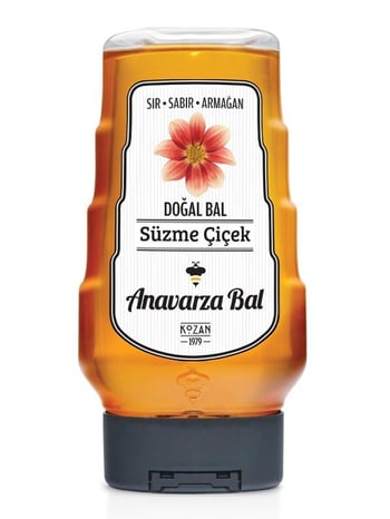 Premium Anavarza Turkish Flower Honey - 325g Easy - Pour Smart Cap Bottle - Aladdin Business