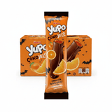 Premium Orange Jelly Chocolate Candy - 1 Case - 108 Packs x 20g Each - Aladdin Business