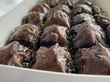 Premium Pistachio Chocolate Baklava Tray | Authentic Turkish Dessert for Gifting & Wholesale - Aladdin Business