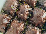 Premium Pistachio Chocolate Baklava Tray | Authentic Turkish Dessert for Gifting & Wholesale - Aladdin Business