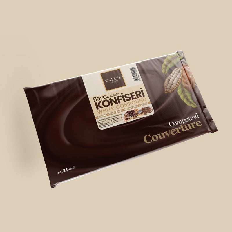 Professional White Confectionery Compound - Bulk 2.5kg for Patisserie & Candy Making - Aladdin Business