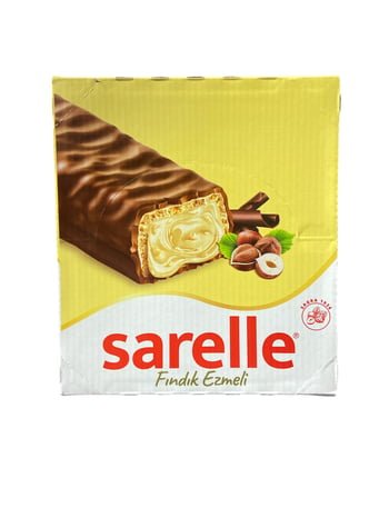 Sarelle Hazelnut Cream Wafer Bars - Authentic Turkish Snack 20 - Pack - Aladdin Business