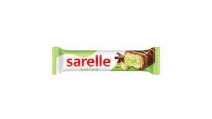 Sarelle Turkish Pistachio Wafer Bar 33g - Authentic Crispy Snack - Aladdin Business