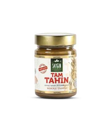 Saygin Authentic Turkish Whole Tahini Paste - Pure Sesame Spread 300g - Aladdin Business