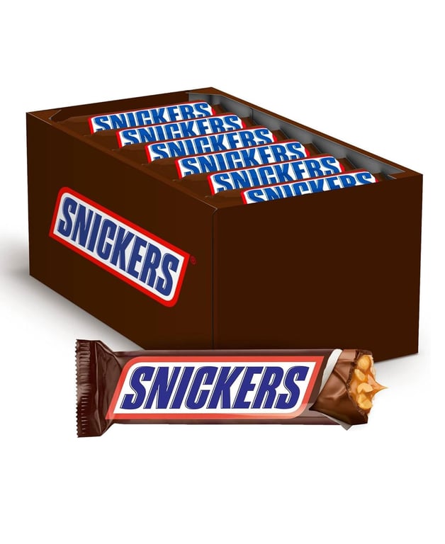 Snickers Original Chocolate Bar 50g - Classic Peanut Caramel Nougat - Aladdin Business