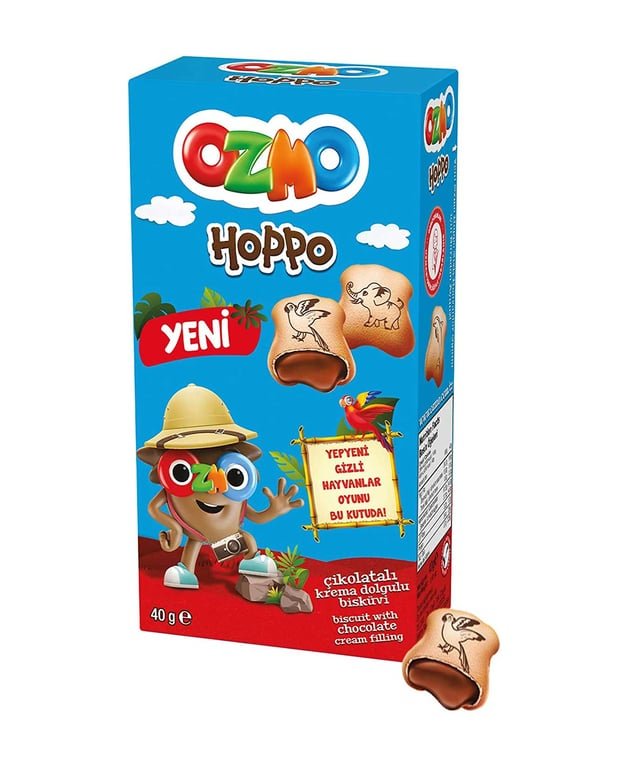 Solen Ozmo Hoppo 40g Chocolate Bar - Crispy Wafer & Creamy Filling - Aladdin Business