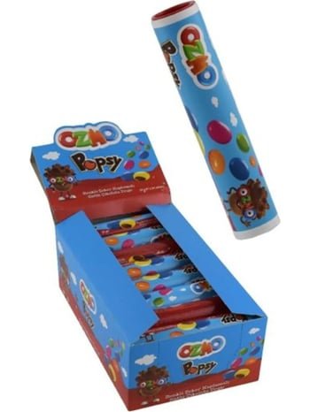 Solen Ozmo Popsy Milk Chocolate Snacks - 24 Count Display Box - Aladdin Business
