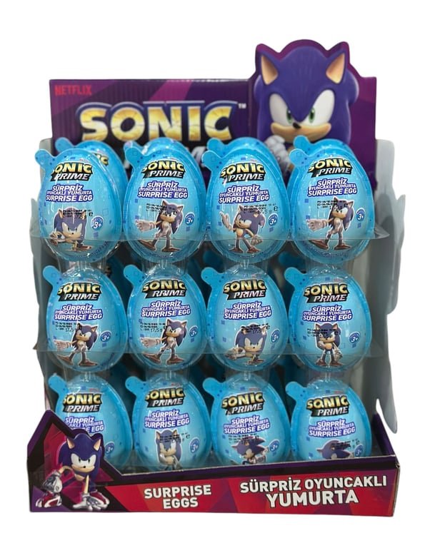 Sonic Prime Chocolate Surprise Egg with Collectible Toy 17.5g - Aladdin Business