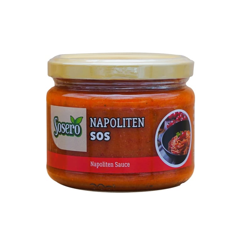 Sosero Authentic Neapolitan Pasta Sauce - Classic Italian Style Tomato Sauce 300g - Aladdin Business