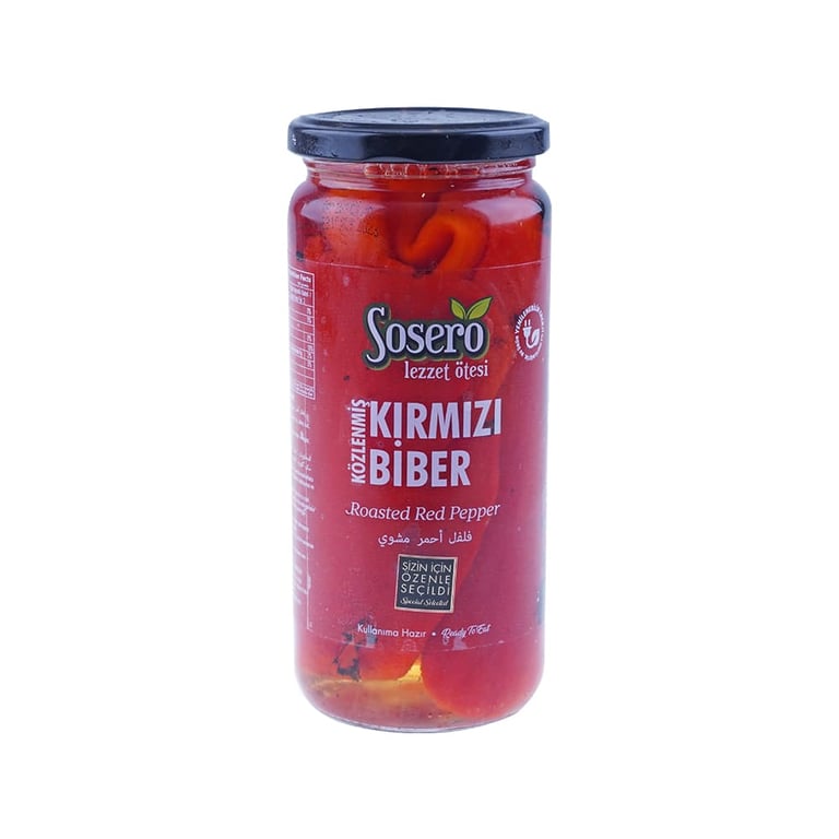 Sosero Roasted Red Pepper Mezze Spread, 475g Glass Jar - Aladdin Business