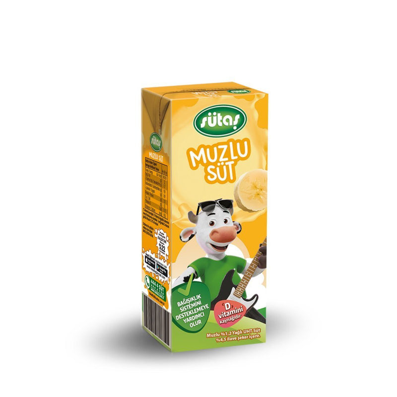 Sutas Creamy Banana Flavored Milk Drink 180ml - Ready - to - Enjoy - Aladdin Business