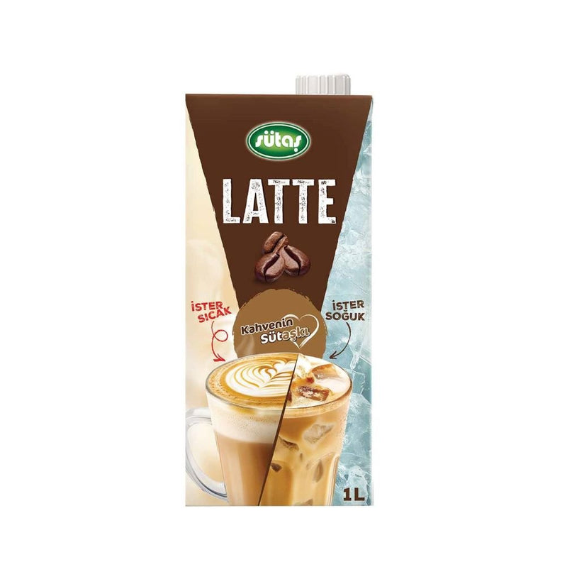 Sutas Premium 1 Liter Latte - Ready - to - Drink Turkish Coffee Beverage - Aladdin Business