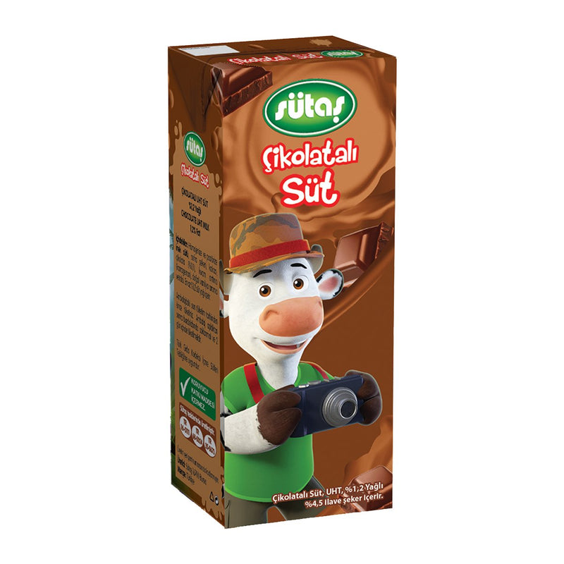 Sutas Premium Chocolate Flavored Milk Drink, 180ml Single Serve Carton - Aladdin Business
