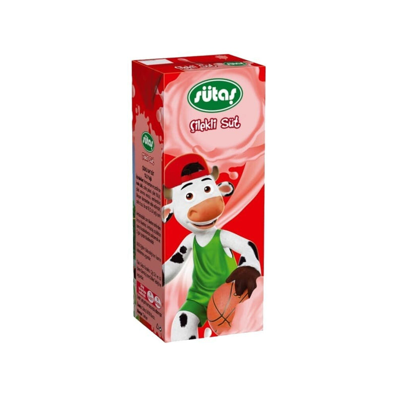Sutas Strawberry Flavored Milk 180ml - Delicious Dairy Beverage from Turkey - Aladdin Business