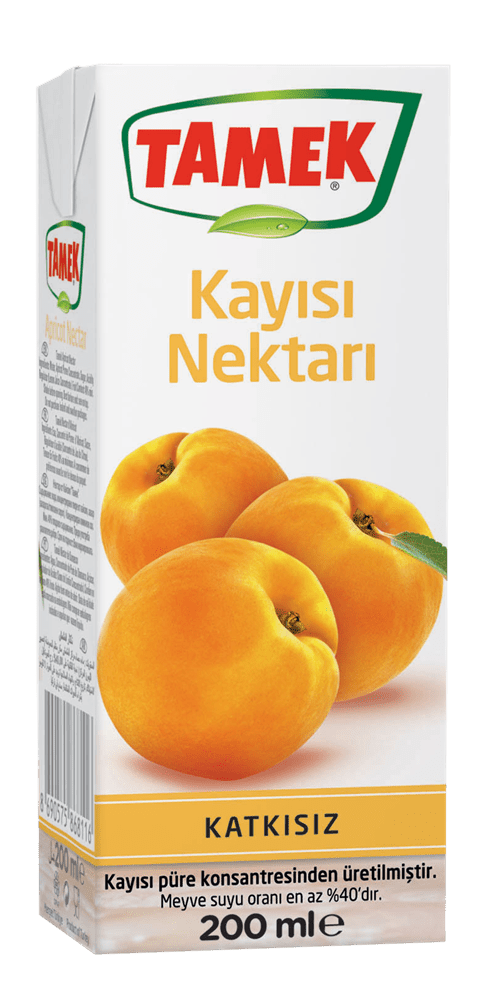 Tamek Turkish Apricot Nectar Drink 200ml Single Serve - Aladdin Business