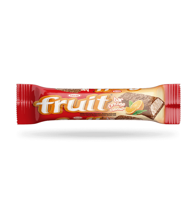 Tayas Orange Flavored Nougat Bar with Rich Cocoa Coating - 20g Individual Snack - Aladdin Business