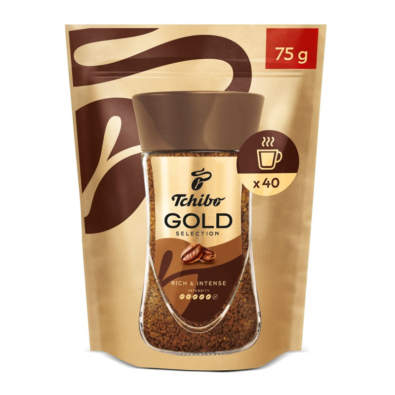 Tchibo Gold Selection Instant Coffee, 75g - Business Case - Aladdin Business