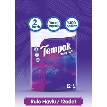 Tempak Premium 12 - Roll Paper Towels - Ultra Absorbent, Durable Sheets for Business - Aladdin Business
