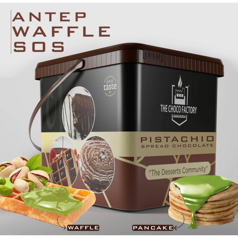 The Choco Factory Antep Waffle & Pancake Sauce, 1kg - Aladdin Business