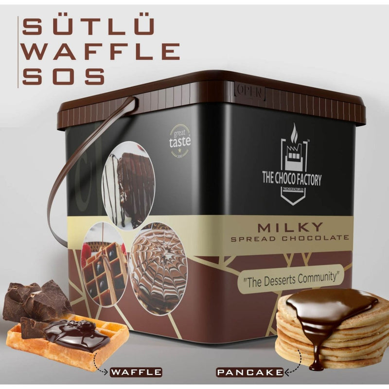 The Choco Factory Premium Milk Chocolate Waffle Coating 1kg - Aladdin Business