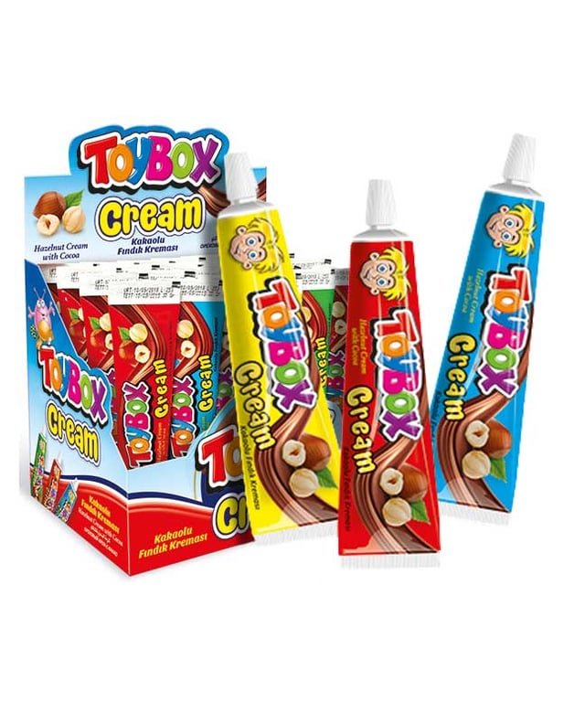 Toybox 30g Chocolate Hazelnut Spread Tube - Creamy & Portable Snack - Aladdin Business