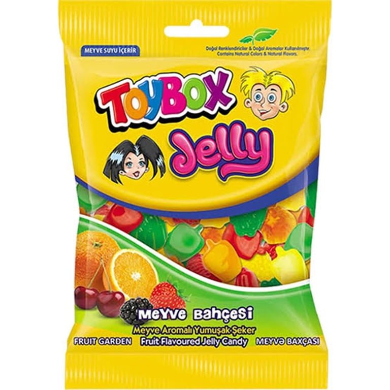 Toybox Assorted Fruit Garden Jelly Candy - 60g Snack Packs - Aladdin Business