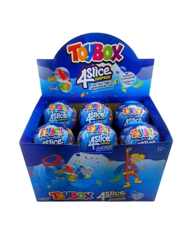 Toybox Boys' Surprise Eggs with Toy & Candy - 12 - Count Pack - Aladdin Business