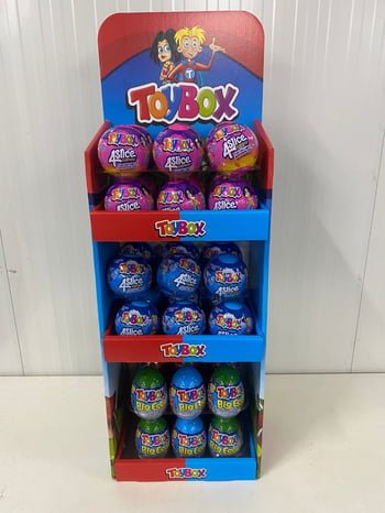 Toybox Karma Chocolate Variety Display Pack - 3 Retail Stands (36 Count Total) - Aladdin Business