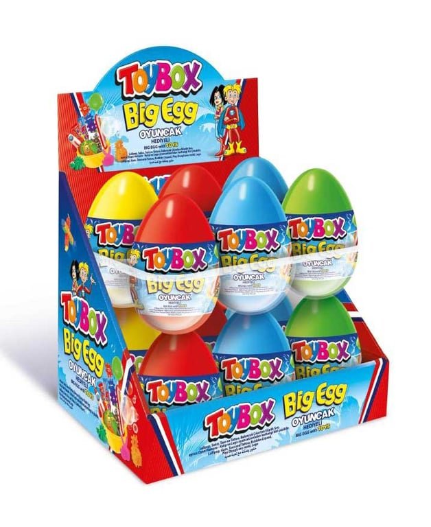 Toybox Surprise Chocolate Egg with Collectible Toy Inside - Fun Kids' Treat - Aladdin Business