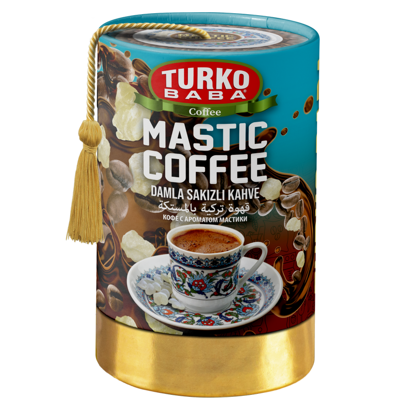 TURKOBABA Gourmet Mastic Flavored Turkish Coffee Blend - 200g - Aladdin Business