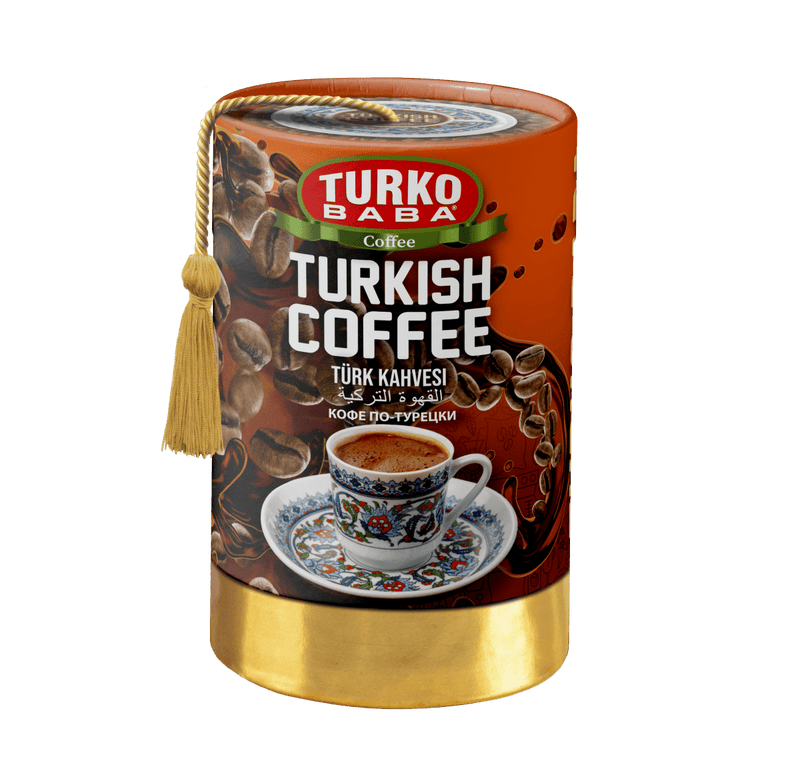 TURKOBABA Professional Fine - Ground Medium - Roasted Arabica Turkish Coffee - 200g - Aladdin Business