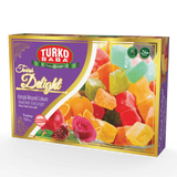 Professional Mixed Fruit Turkish Delight Assorted Flavor- 48 Pieces x 225g