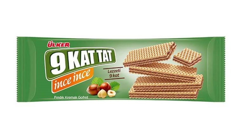 Ulker 9 - Layer Crispy Hazelnut Wafers, 114g (16 Pack) - Aladdin Business