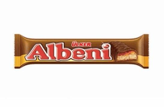 Ulker Albeni Chocolate Bar - Caramel & Biscuit Coated in Milk Chocolate - Aladdin Business