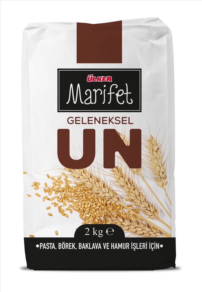 Ulker All - Purpose White Flour, 2 kg Bag for Baking & Cooking - Aladdin Business