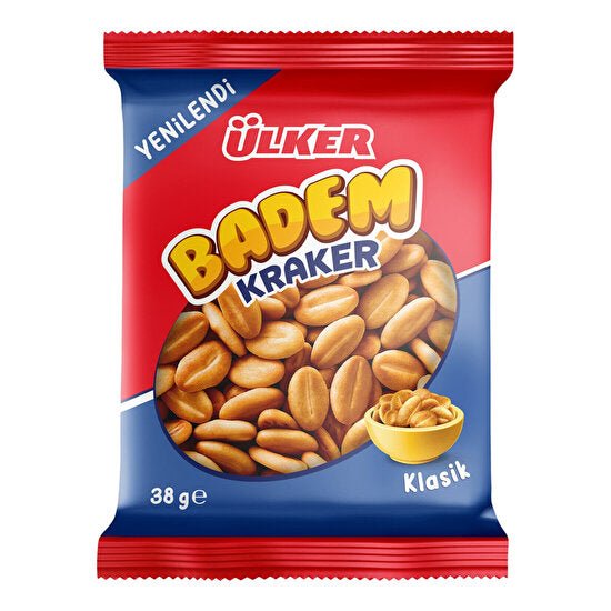 Ulker Almond Crackers | Crispy Savory Snack Box (20 x 38g) - Aladdin Business