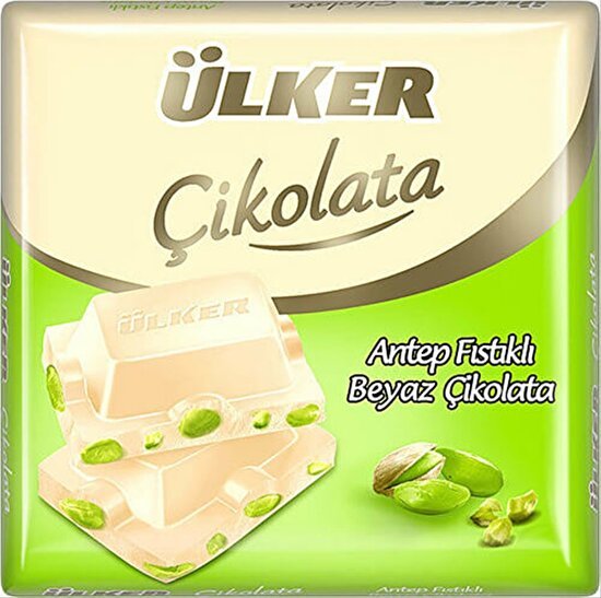 Ulker Antep Pistachio White Chocolate Bar, 65g - Aladdin Business