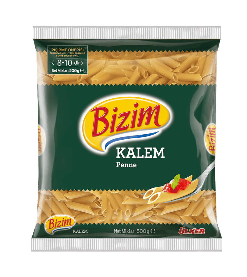 Ulker Bizim Penne Pasta, Authentic Turkish Durum Wheat, 500g - Aladdin Business