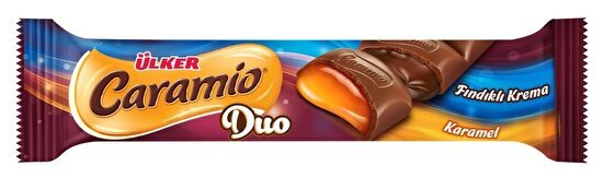 Ulker Caramio Duo Caramel Milk Chocolate Bars - 24 Count (32g Each) - Aladdin Business