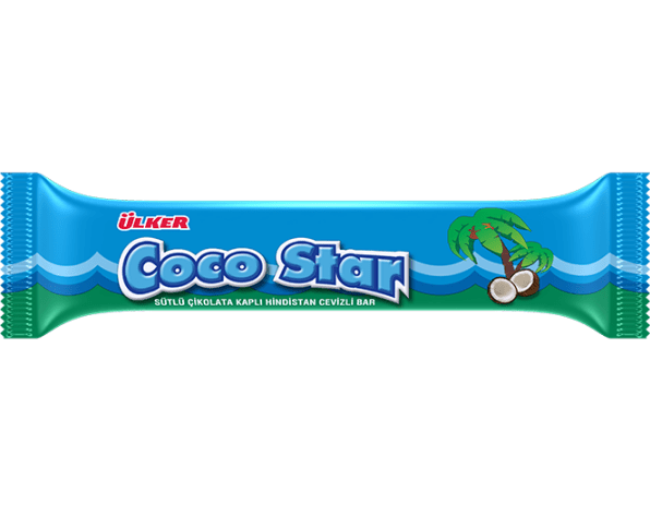 Ulker Cocostar Coconut Chocolate Bar 25g - Authentic Turkish Snack - Aladdin Business