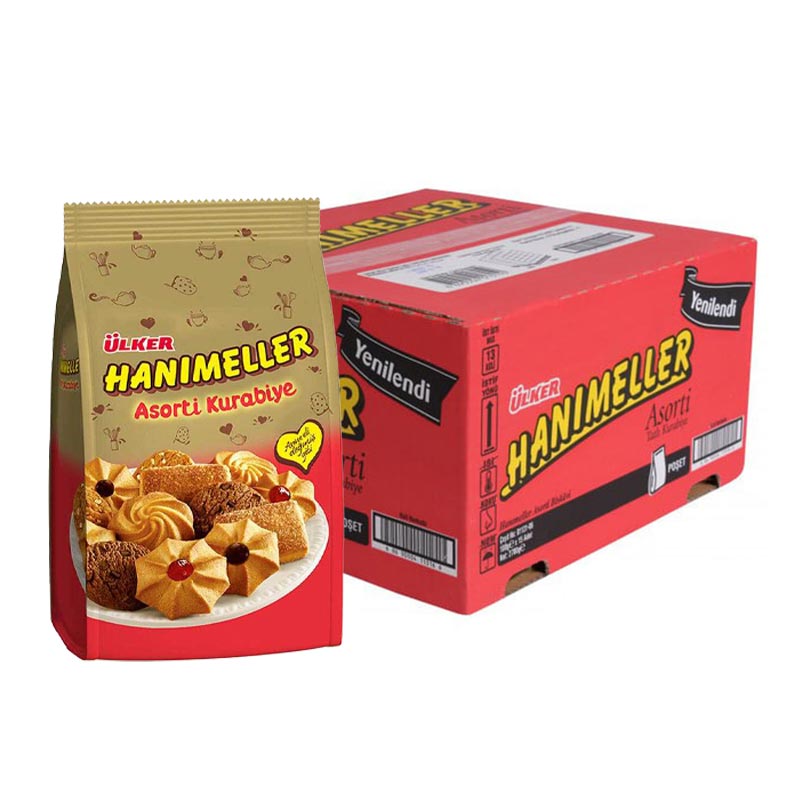 Hanimeller أكياس بسكويت مشكل - 150 جم × 12 كيس