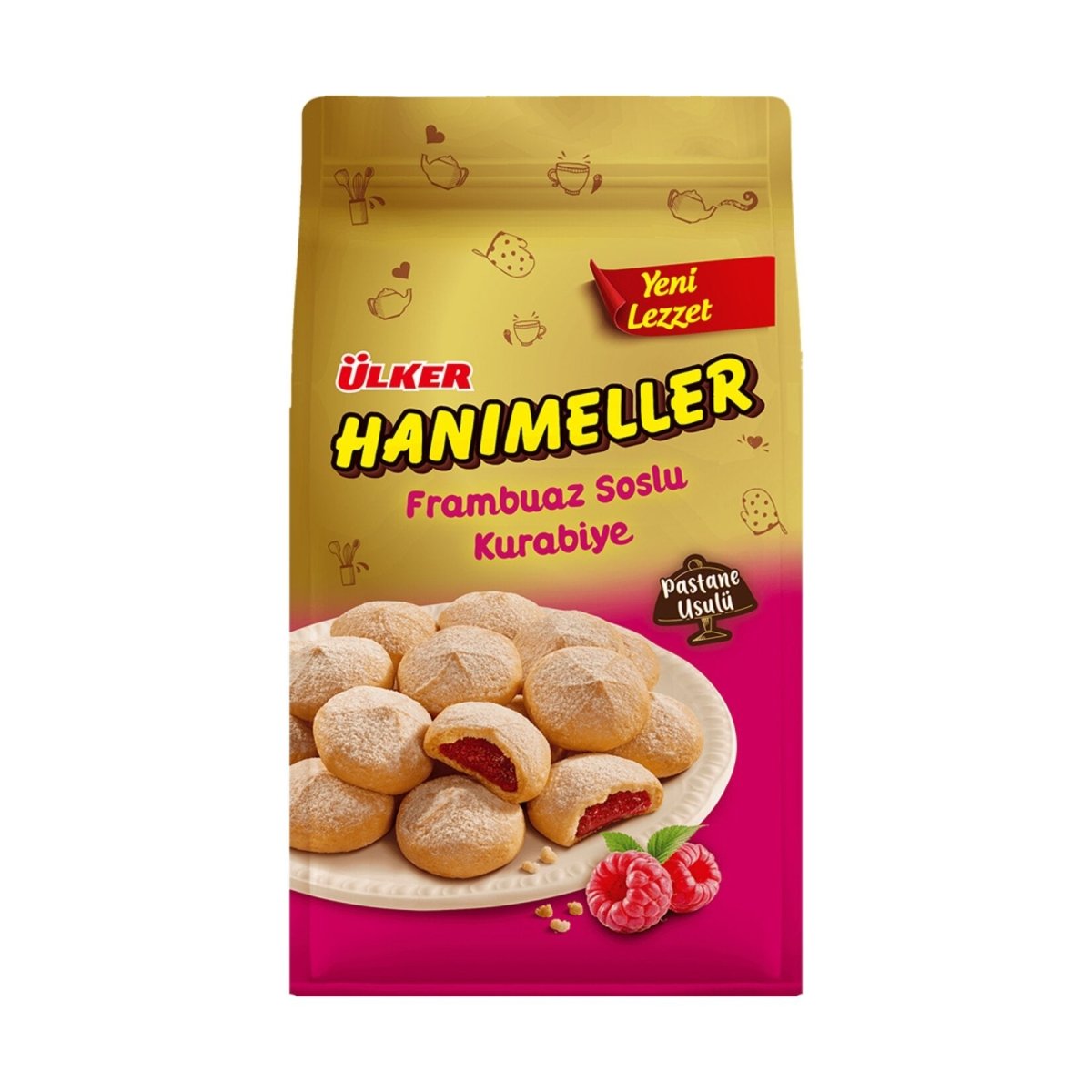 Hanimeller بسكويت التوت البري - 150 جم × 12 كيس