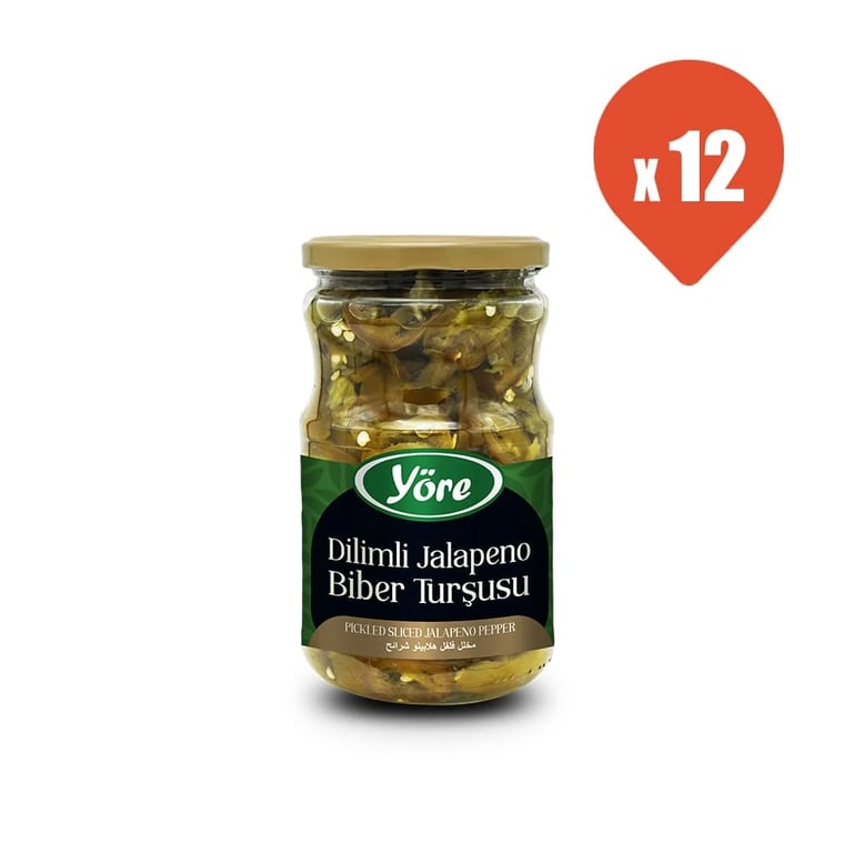 Yore Turkish Zesty Jalapeno Pepper Pickles 190g Jar - Aladdin Business